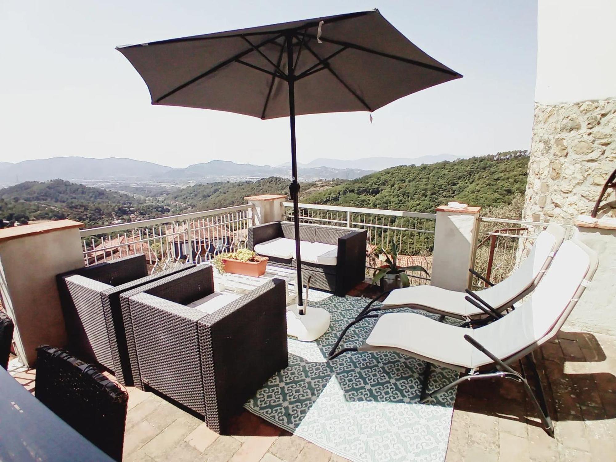 Comfortable Apartment With Sea View In Falcinello Buitenkant foto